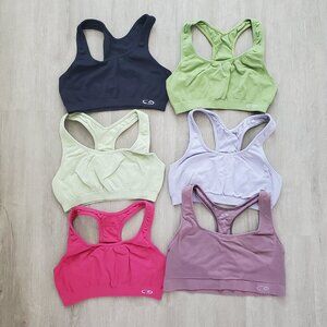 Champion Sports Bras - Womens Size Small, Set of 6